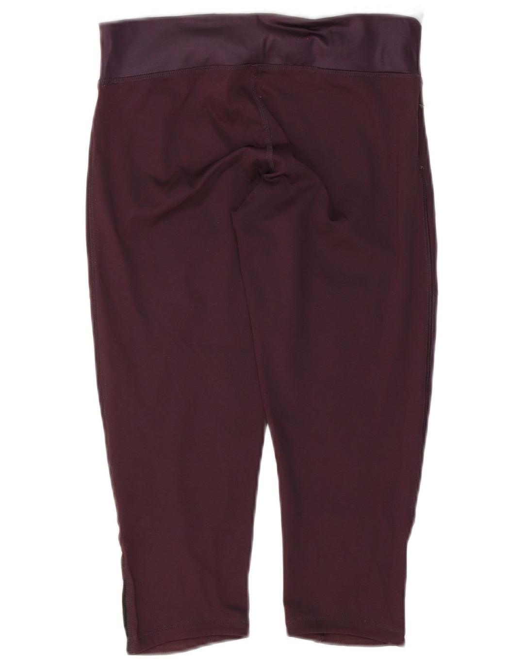 Adidas Dame Capri Leggings UK 8/10 Small Purple Colourblock Polyester