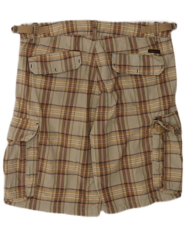Marlboro Classics Herre Cargo Shorts W31 Medium Beige Ternet bomuld