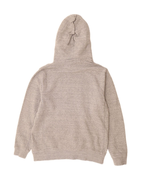 Jack Wills Herre grafisk hættetrøje Jumper Medium Grey Flecked Bomuld