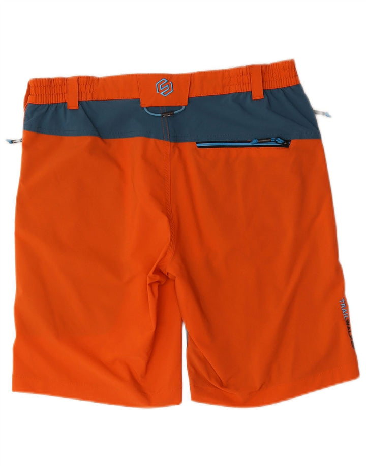Sphere Pro Herre Graphic Cargo Shorts Medium W34 Orange Colourblock