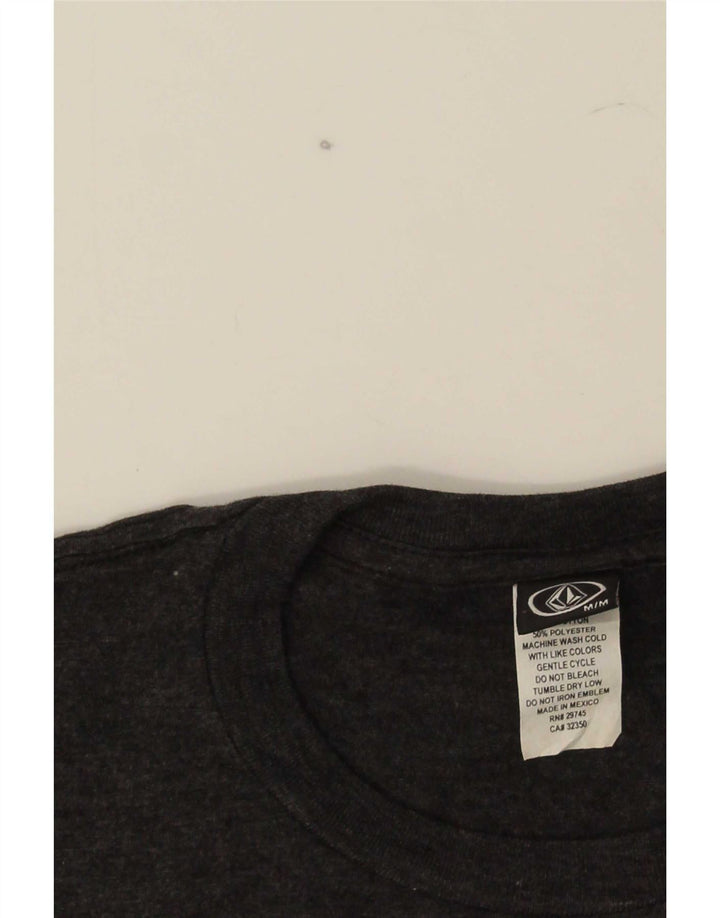 Volcom Herre grafisk T-shirt Top mellemgrå bomuld