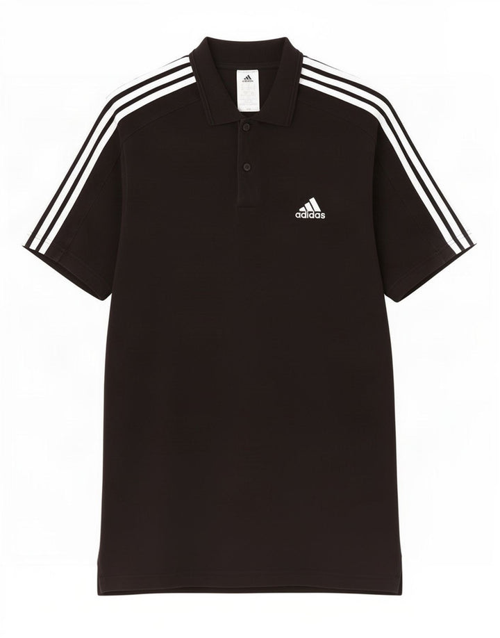 Adidas Polo Shirt til mænd Stor sort bomuld