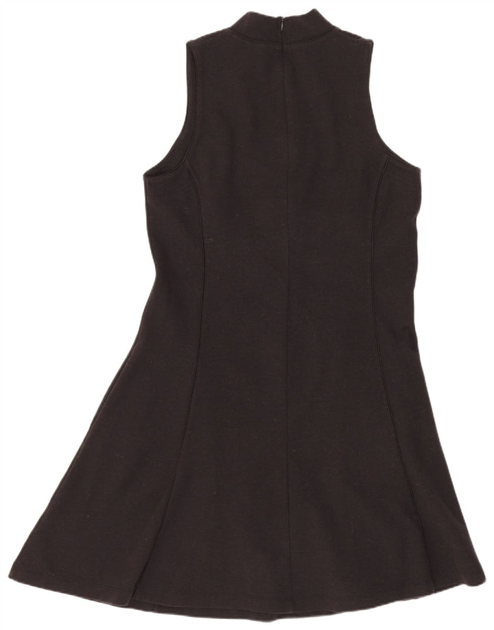 Superdry Womens Ærmeløs A-line kjole UK 12 Medium Black Polyester