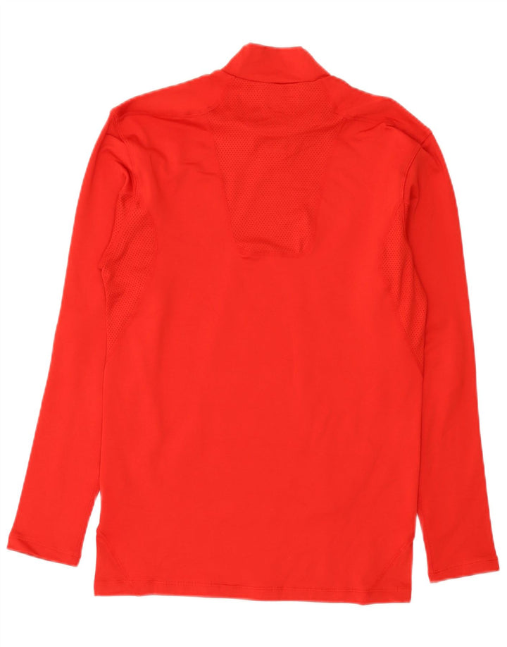 Nike Herre Dri Fit Top Langærmet Stor Rød Polyester