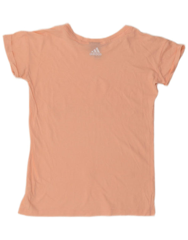 Adidas grafisk T-shirt top til kvinder, UK 4/6 XS Pink