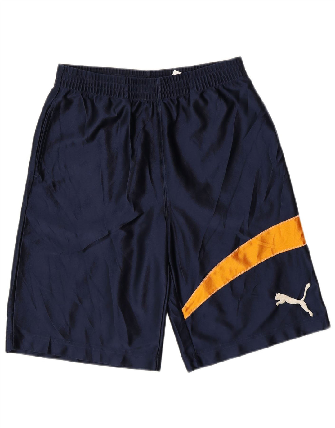 Puma drenge grafiske sportsshorts 9-10 år medium marineblå farveblok