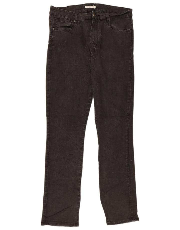 Levi's Womens 724 High Rise Bootcut Jeans W32 L32 Sort
