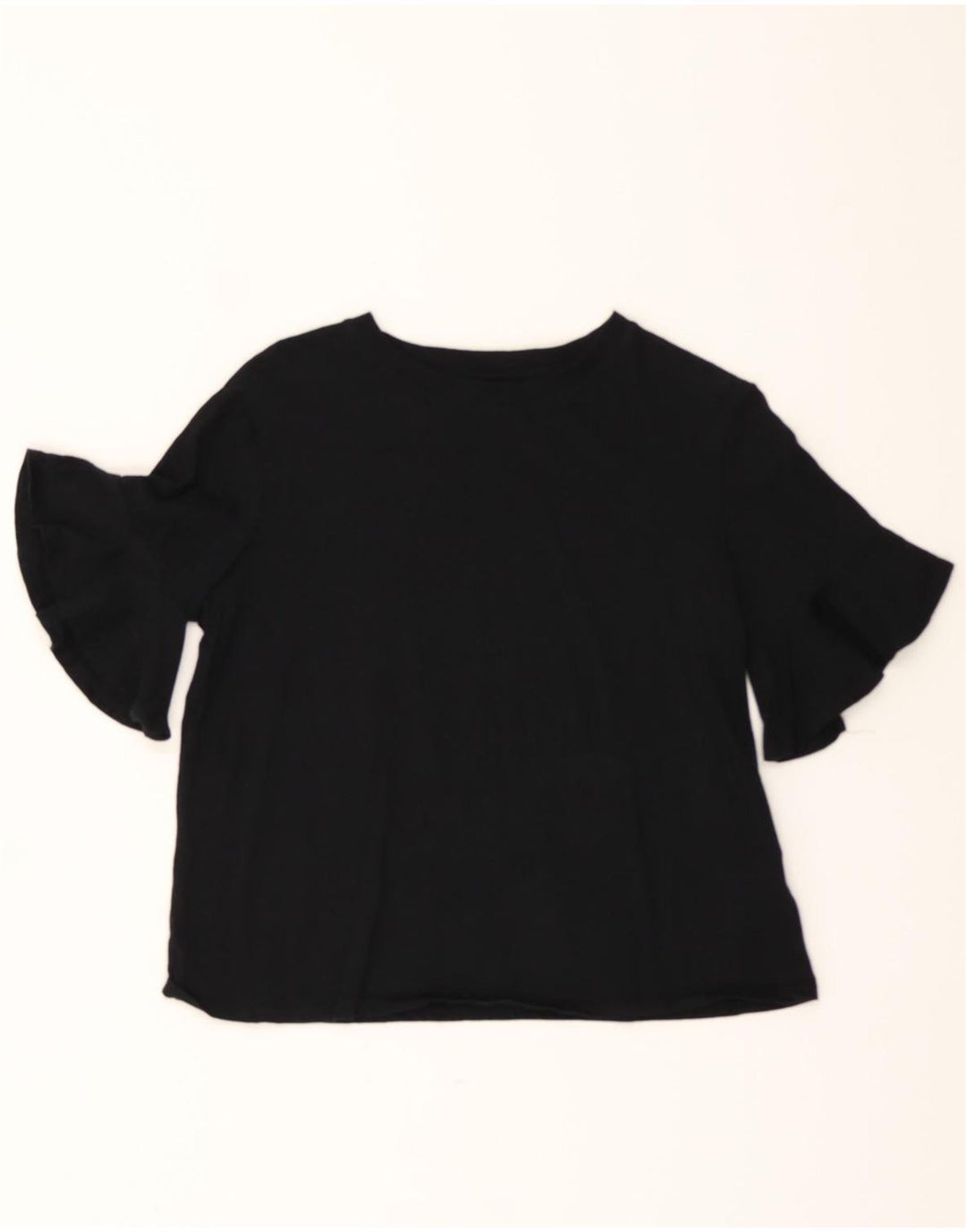 MOSSIMO Womens Blouse Top UK 10 Small Black Cotton Vintage Mossimo and Second-Hand Mossimo from Messina Hembry 