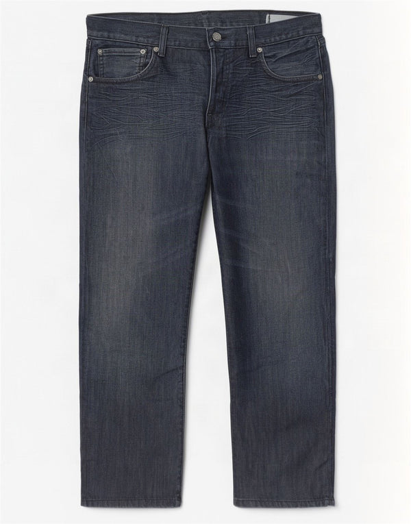 Levi's Herre 501 lige jeans W36 L27 marineblå bomuld