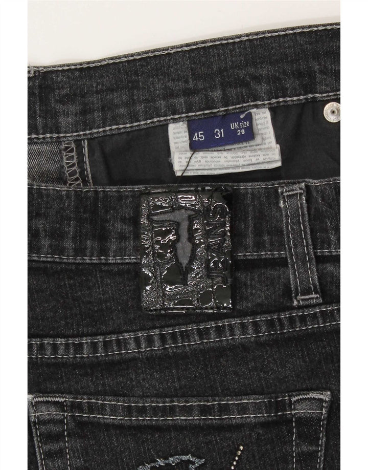 Trussardi Lige Jeans til kvinder W29 L31 Grå Bomuld