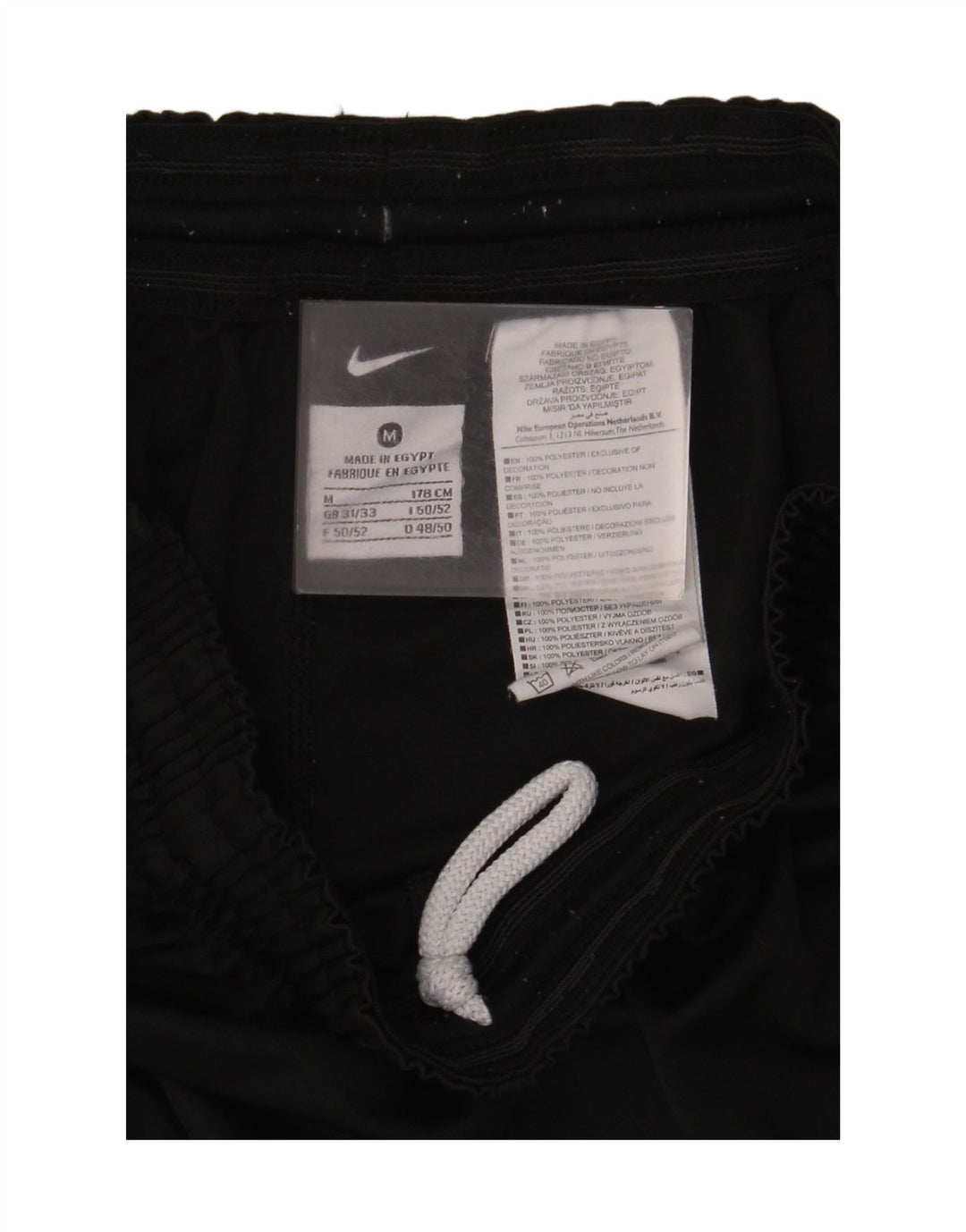 Nike Sportshorts til mænd, medium sort polyester