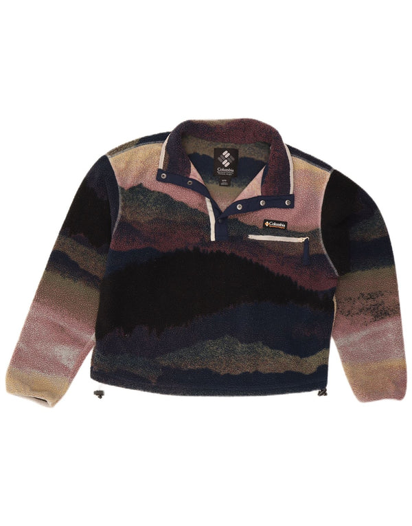 Columbia Dame Oversized Fleece Jumper UK 14 Medium Flerfarvet