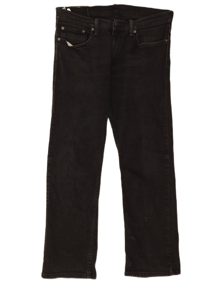 Levi's Herre 514 lige jeans W32 L29 sort bomuld
