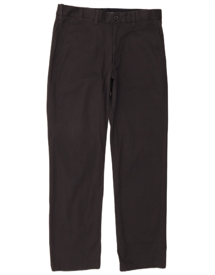 Marks & Spencer Herre Lige Regular Fit Chinobukser W32 L31 Grå