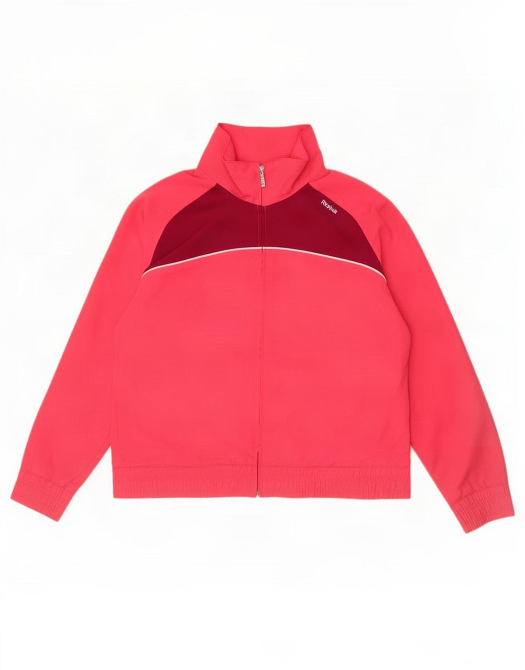 Reebok træningsdragt topjakke til kvinder UK 18 XL Pink Colourblock Polyester