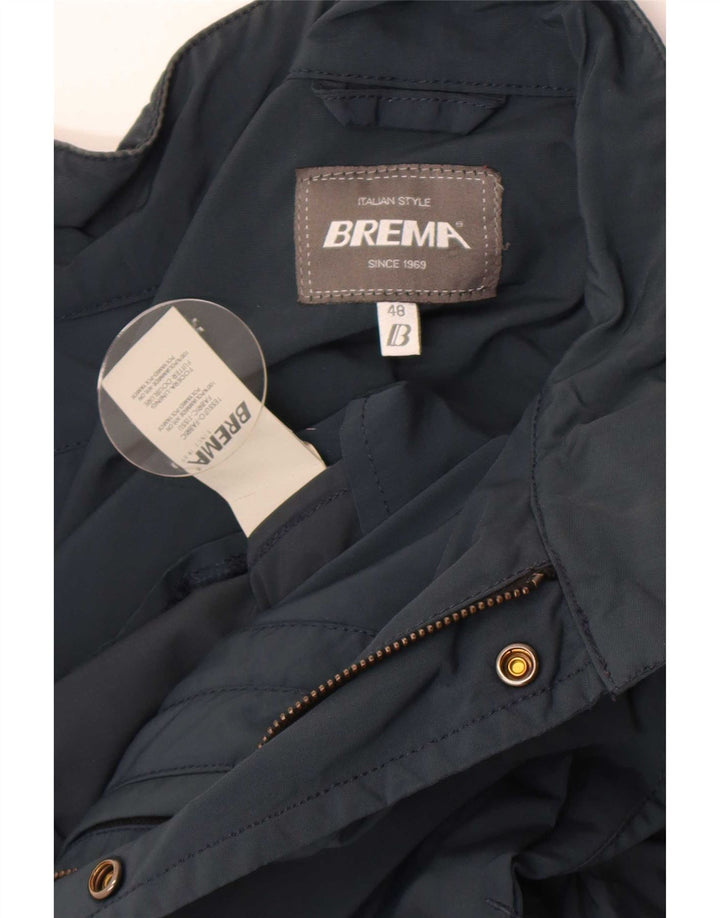 Brema Herre Graphic Utility Jacket IT 48 Medium Navy Blue Polyamid