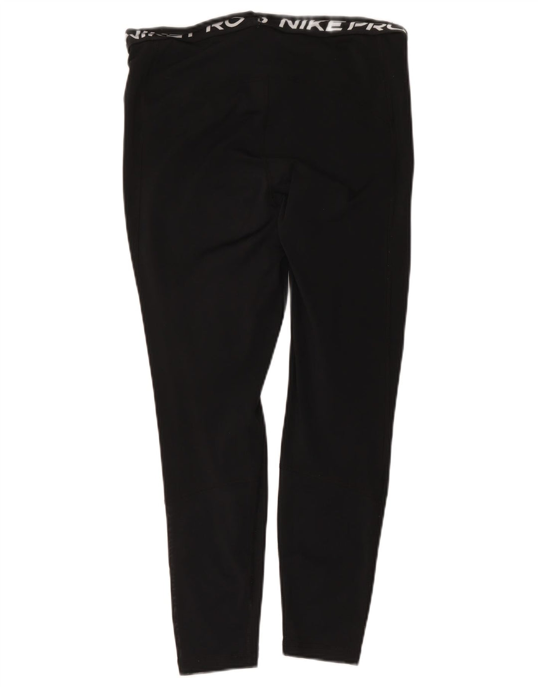 Nike Dame Dri Fit Crop Grafiske Leggings UK 14 Stor sort polyester