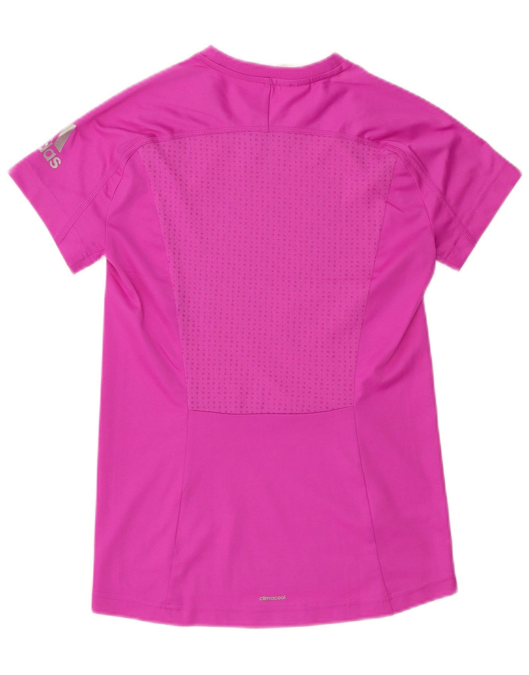 Adidas Girls Climacool T-Shirt Top 13-14 År Pink Polyester