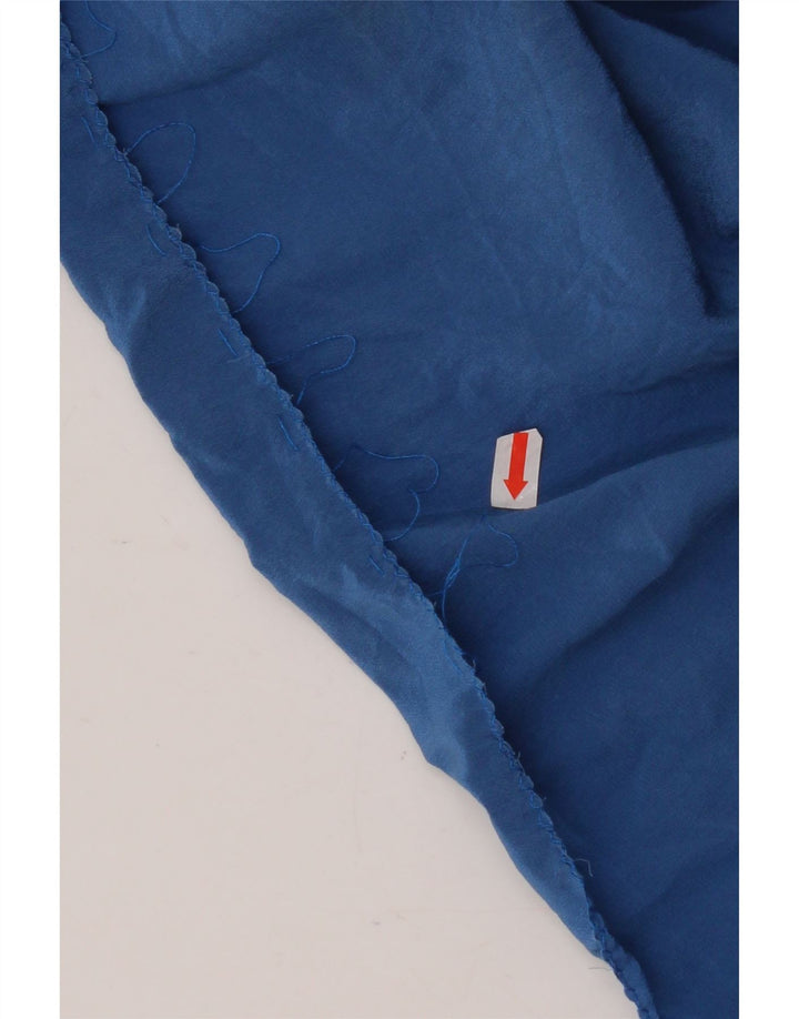 MAX MARA Kvinders Oversized Kortærmet Skjortekjole UK 12 Medium Blue