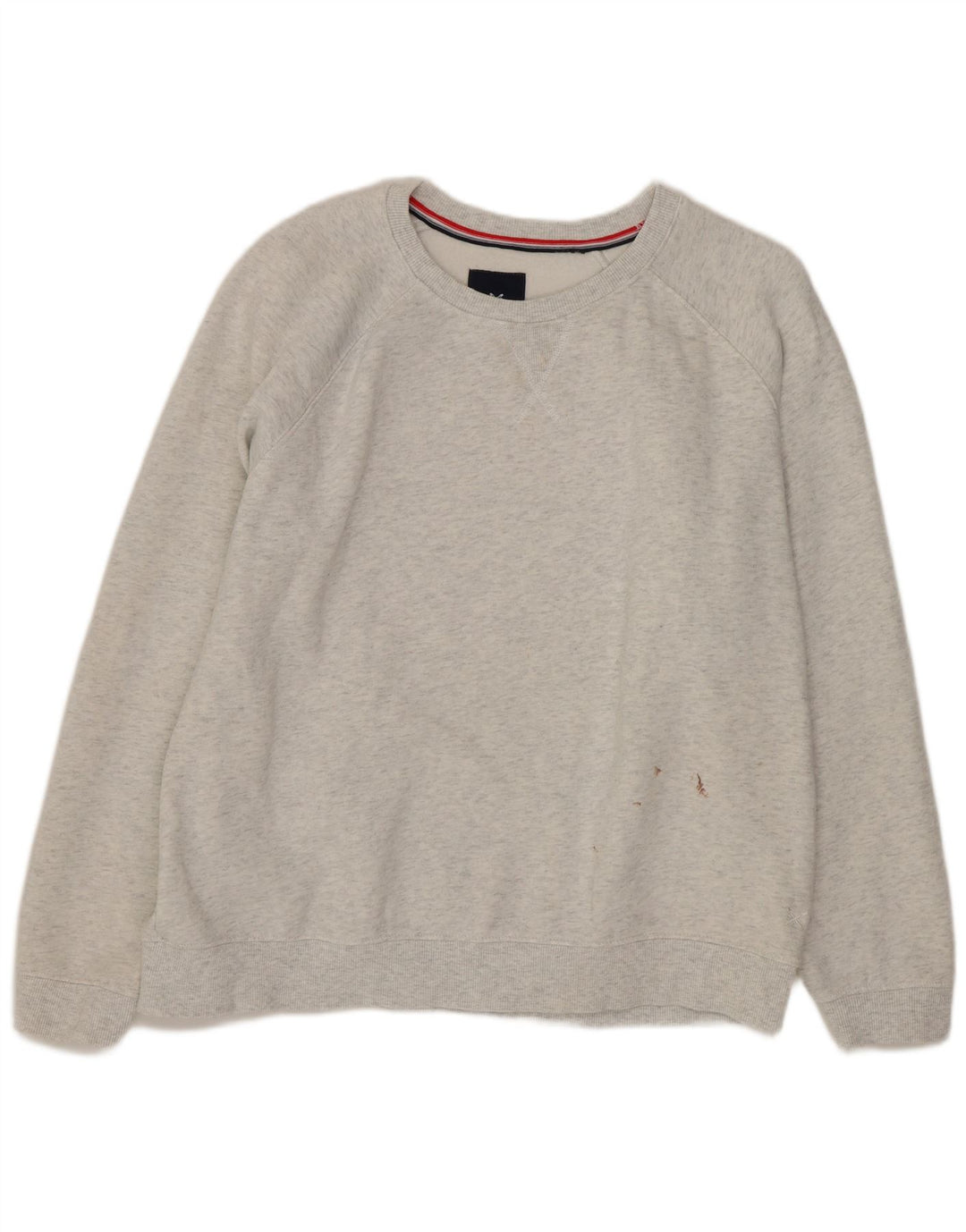 Crew Clothing Dame Oversized Sweatshirt Jumper UK 18 XL Grå Flecked