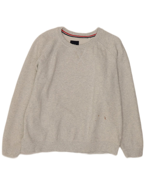 Crew Clothing Dame Oversized Sweatshirt Jumper UK 18 XL Grå Flecked