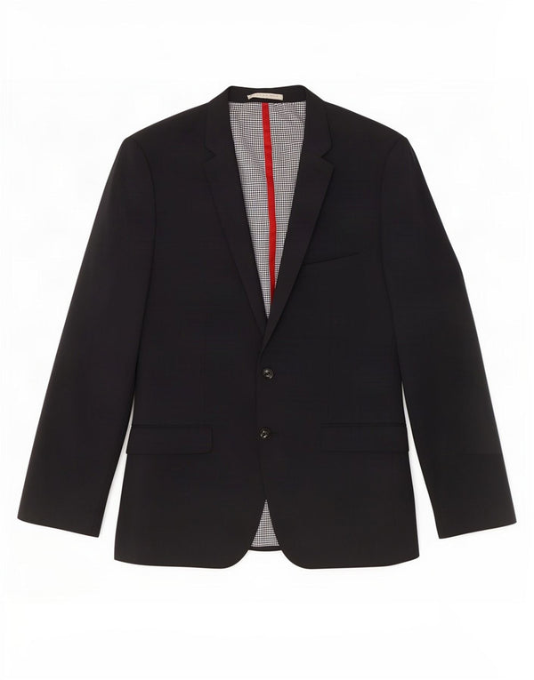 Zara Herre 2-knaps blazerjakke UK 38 Medium Grey Polyester