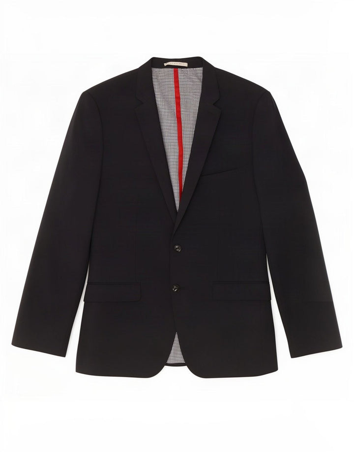 Zara Herre 2-knaps blazerjakke UK 38 Medium Grey Polyester