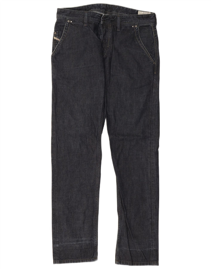 Diesel Herre Bhetto Regular Slim Straight Jeans W31 L32 Blå Bomuld