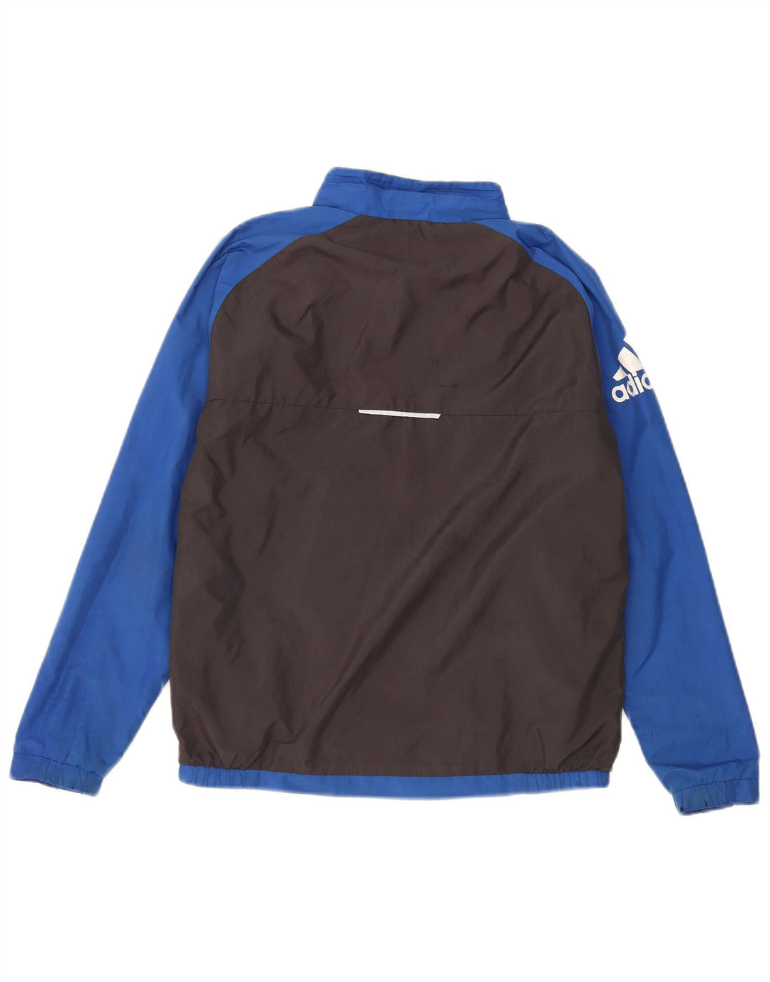 Adidas Boys Windbreaker Jacket 9-10 år Sort Colourblock Polyester