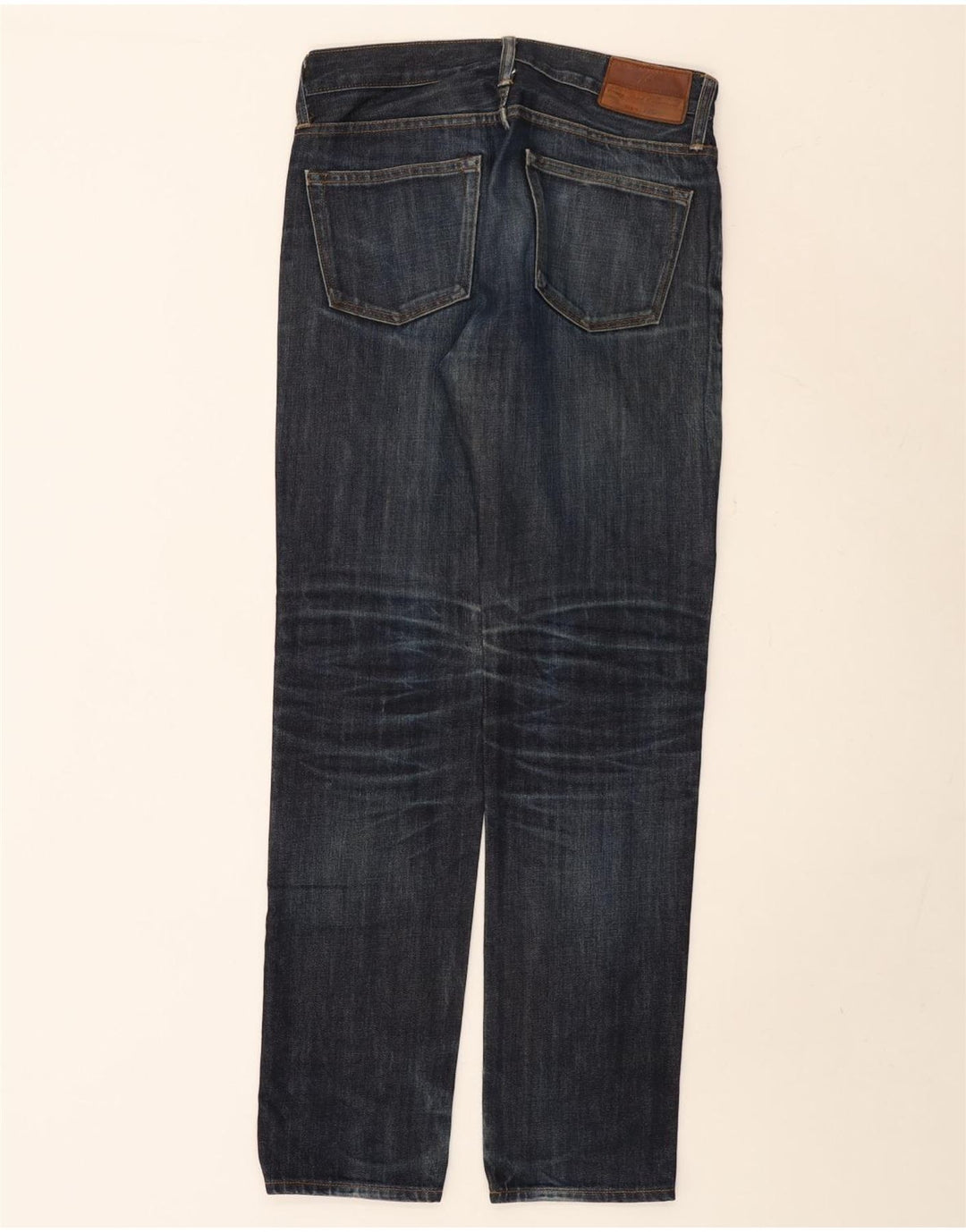 J. CREW Herre 770 lige jeans W29 L32 Marineblå