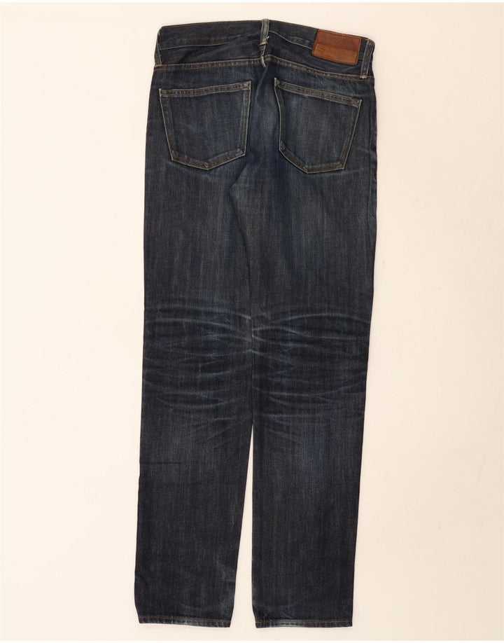 J. CREW Herre 770 lige jeans W29 L32 Marineblå