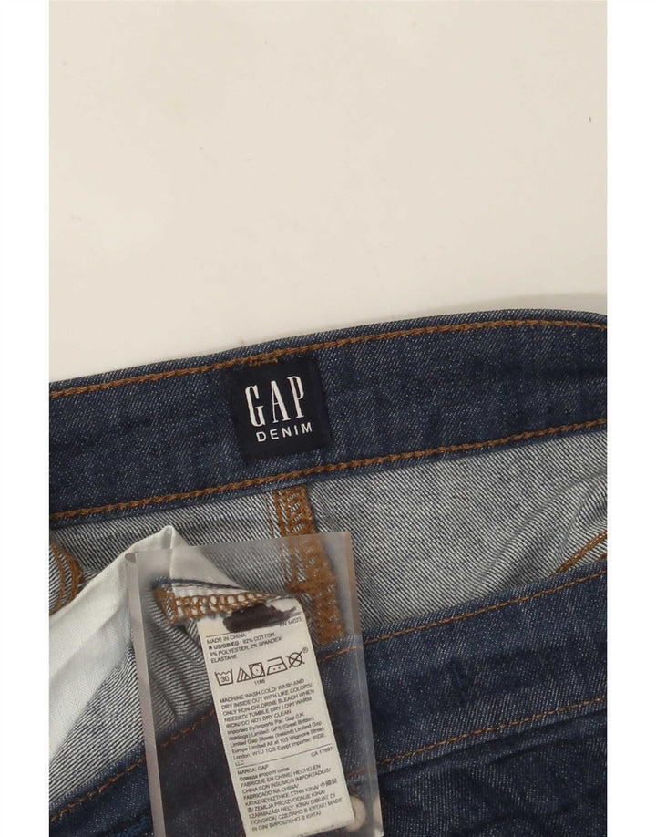 Gap Dame Slim Jeans W32 L27 Marineblå Bomuld