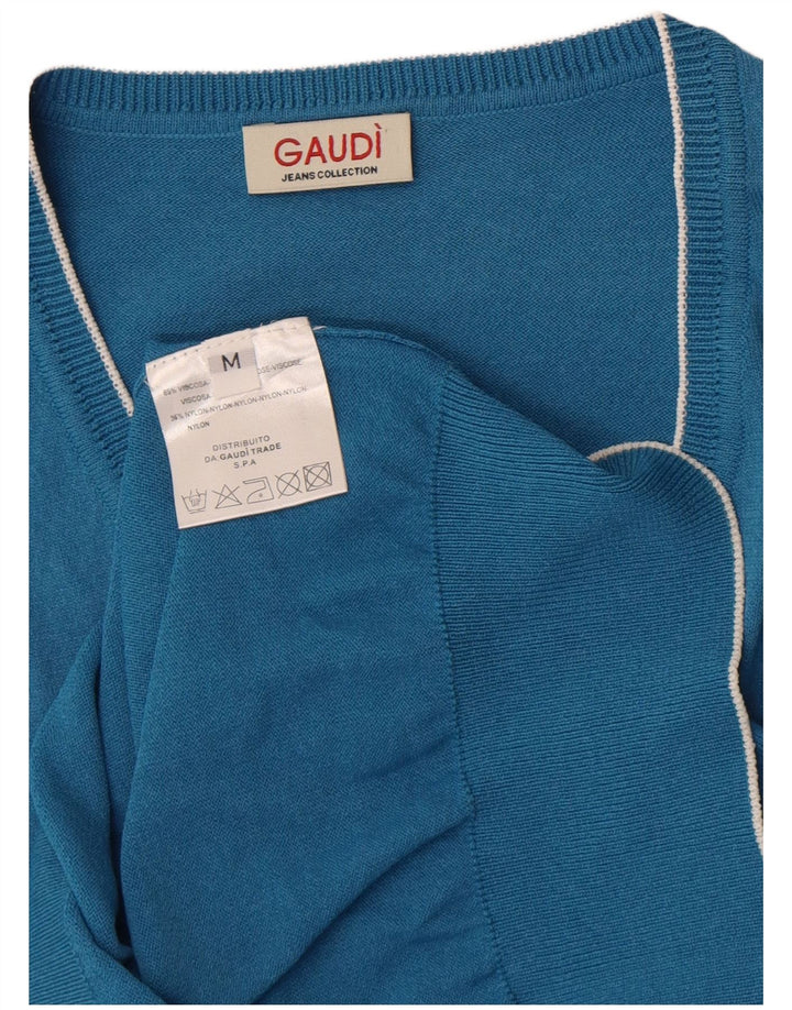 Gaudi Herrevest Tank Top Medium Blue Viscose