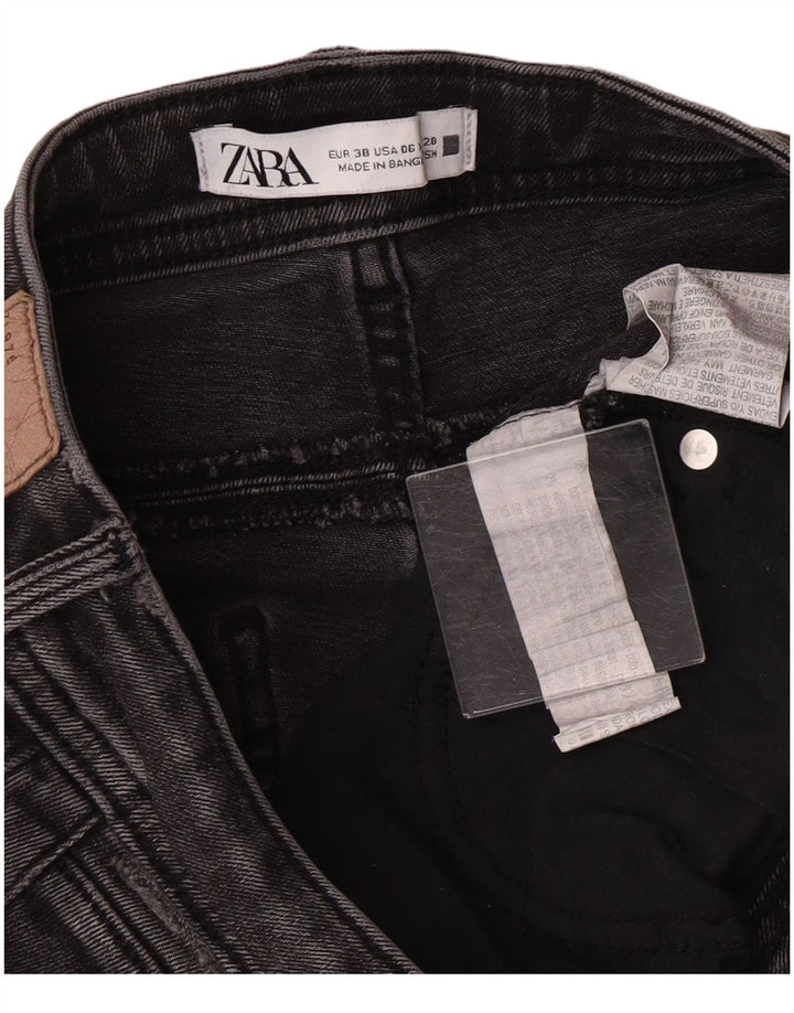 Zara Dame Skinny Jeans EU 38 Small W28 L27 Grå Bomuld Classic