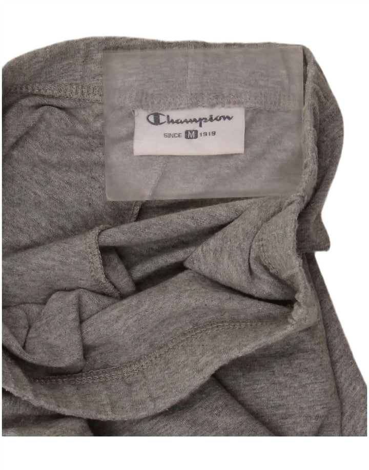Champion Womens Leggings UK 14 Medium Grey Flecked