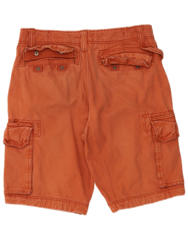 Fat Face Herre Cargo Shorts W32 Medium Orange Bomuld