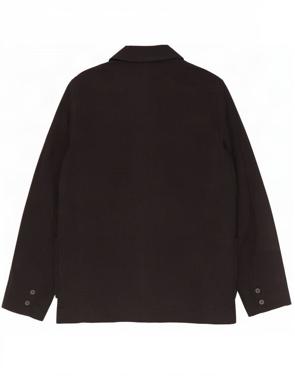Zara Dame 1 Knap Blazer Jacket UK 14 Medium Sort