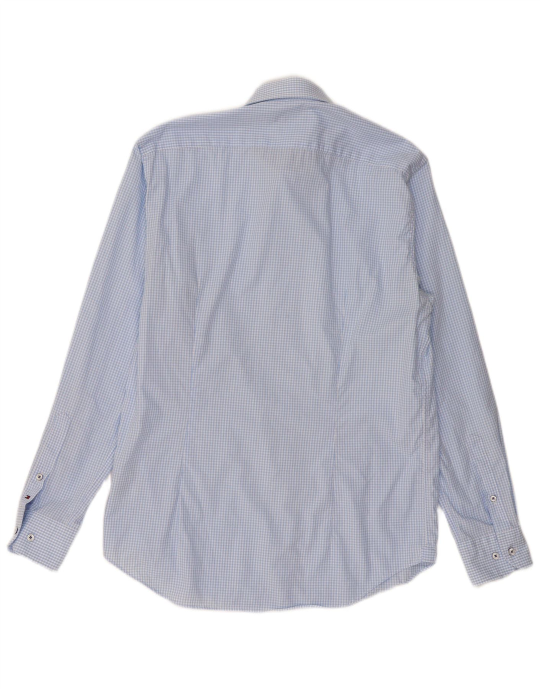 Tommy Hilfiger Skræddersyet herreskjorte str. 40 15 3/4 Medium Blue Gingham