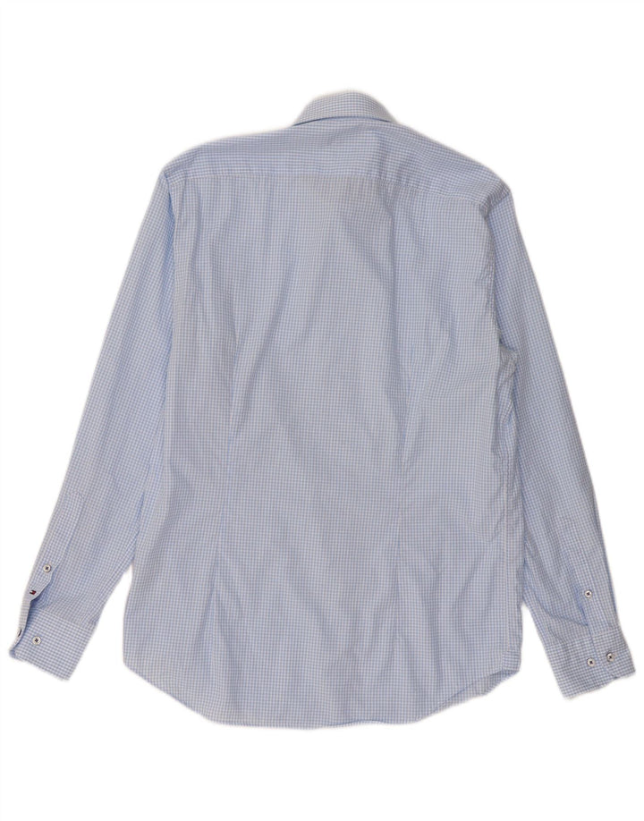 Tommy Hilfiger Skræddersyet herreskjorte str. 40 15 3/4 Medium Blue Gingham
