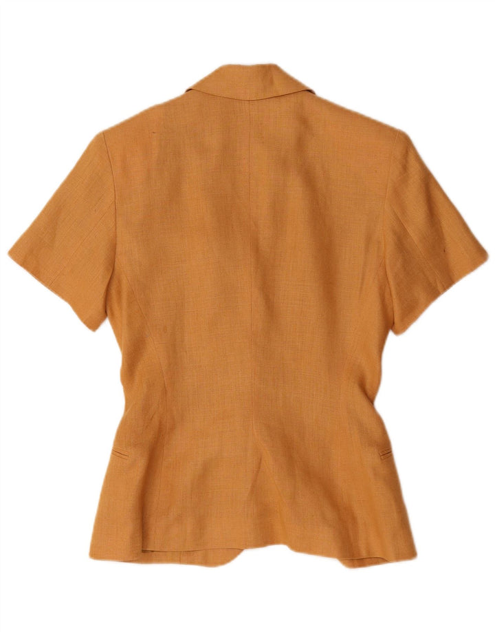 Cacharel Dame 4-knaps blazerjakke EU 36 Small Beige Linen