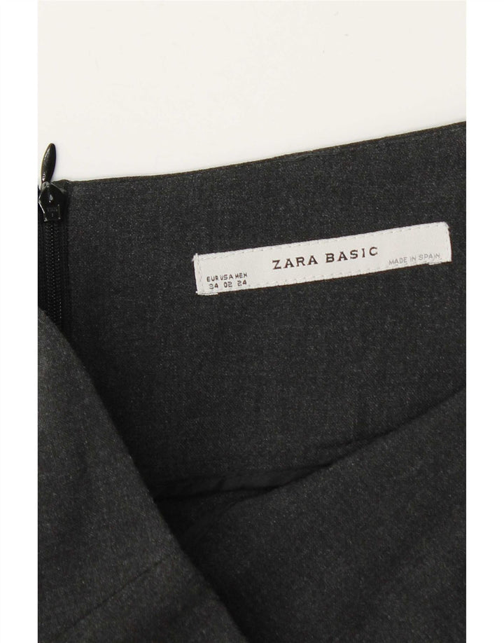 Zara Pencil Nederdel til kvinder EU 34 2XS W24 Grå