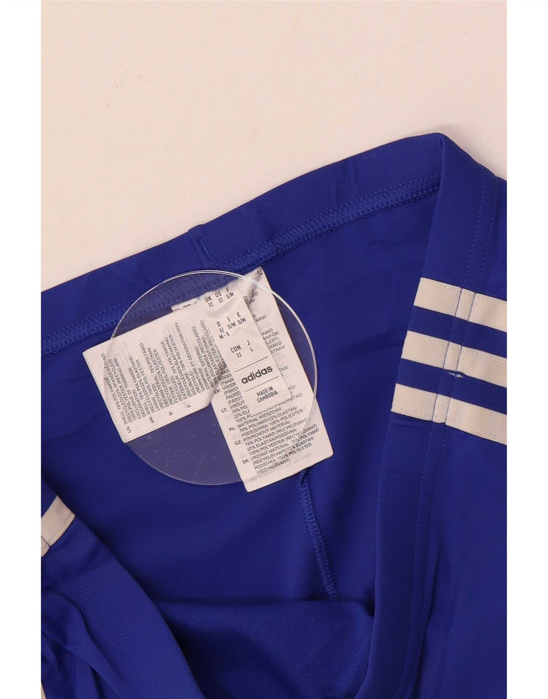 Adidas Sportsshorts til mænd Små blå polyamid