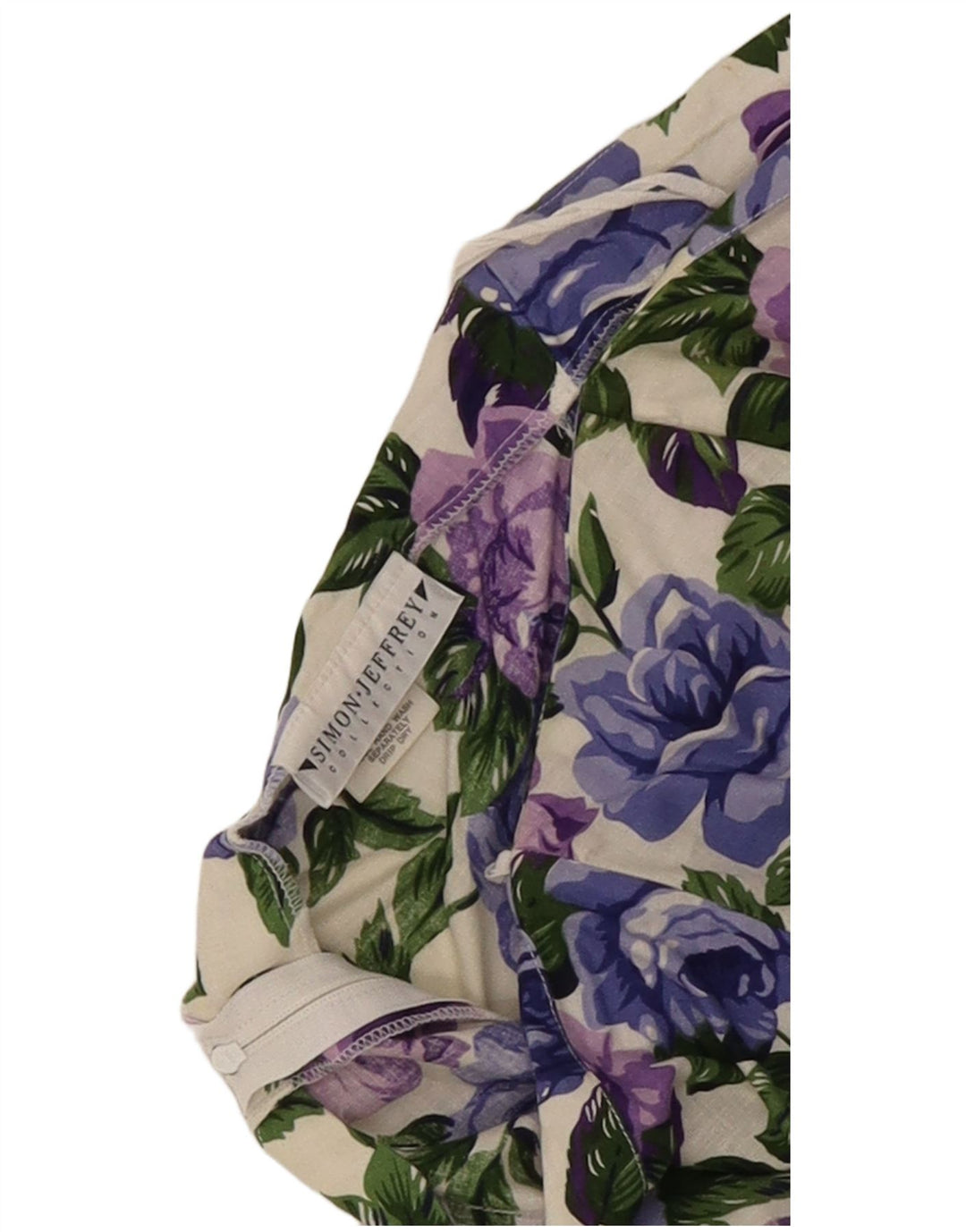 Simon Jeffrey Dame Stropløs Kjole UK 16 Large Multicolored Floral