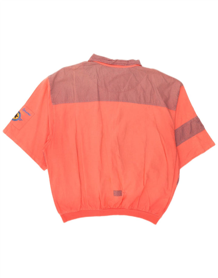 Chewan Herre grafisk kortærmet trøje One Size Orange Colourblock