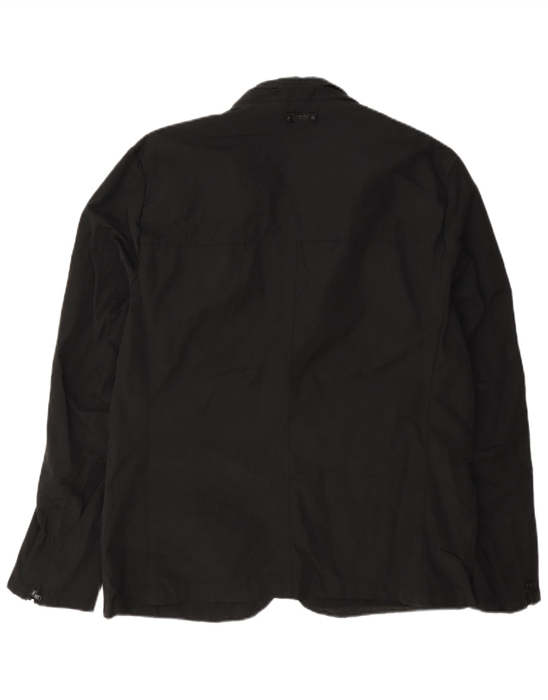Dkny Herre 3 Knapper Blazer Jakke UK 40 Stor Sort Bomuld