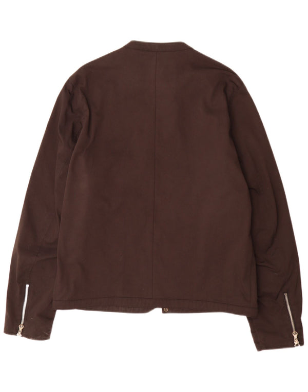 Diesel Herre Bomber Jacket UK 40 Stor Brun Nylon