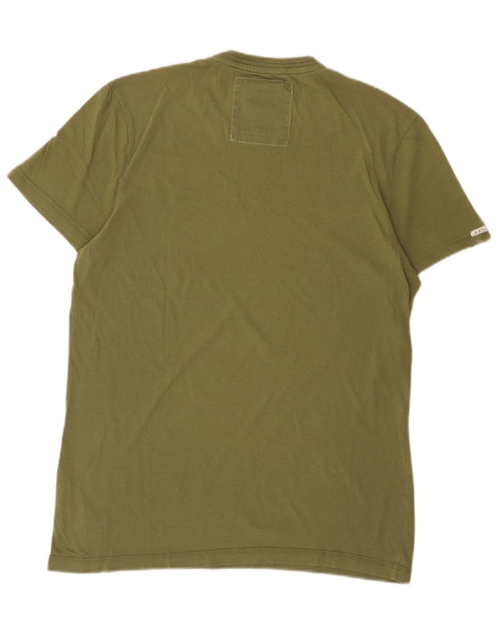 G-Star Herre grafisk T-shirt Top Medium Khaki Bomuld