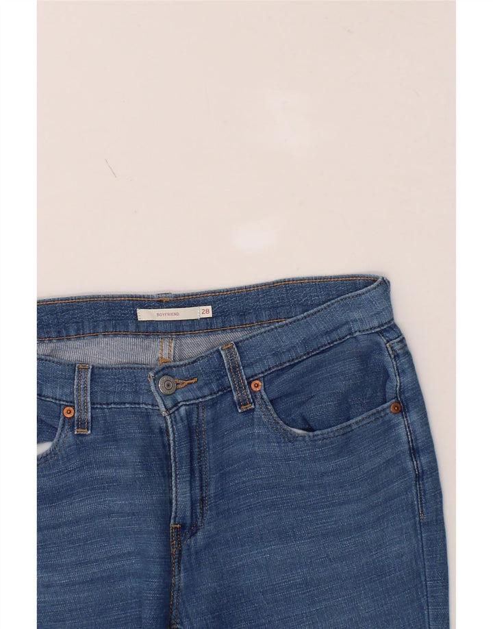 LEVI'S Womens Boyfriend Jegging Jeans W28 L26 Blue Cotton Vintage Levi's and Second-Hand Levi's from Messina Hembry 