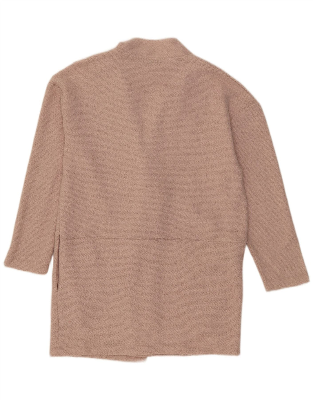 Marks & Spencer Åben overfrakke til kvinder UK 14 Large Pink Polyester