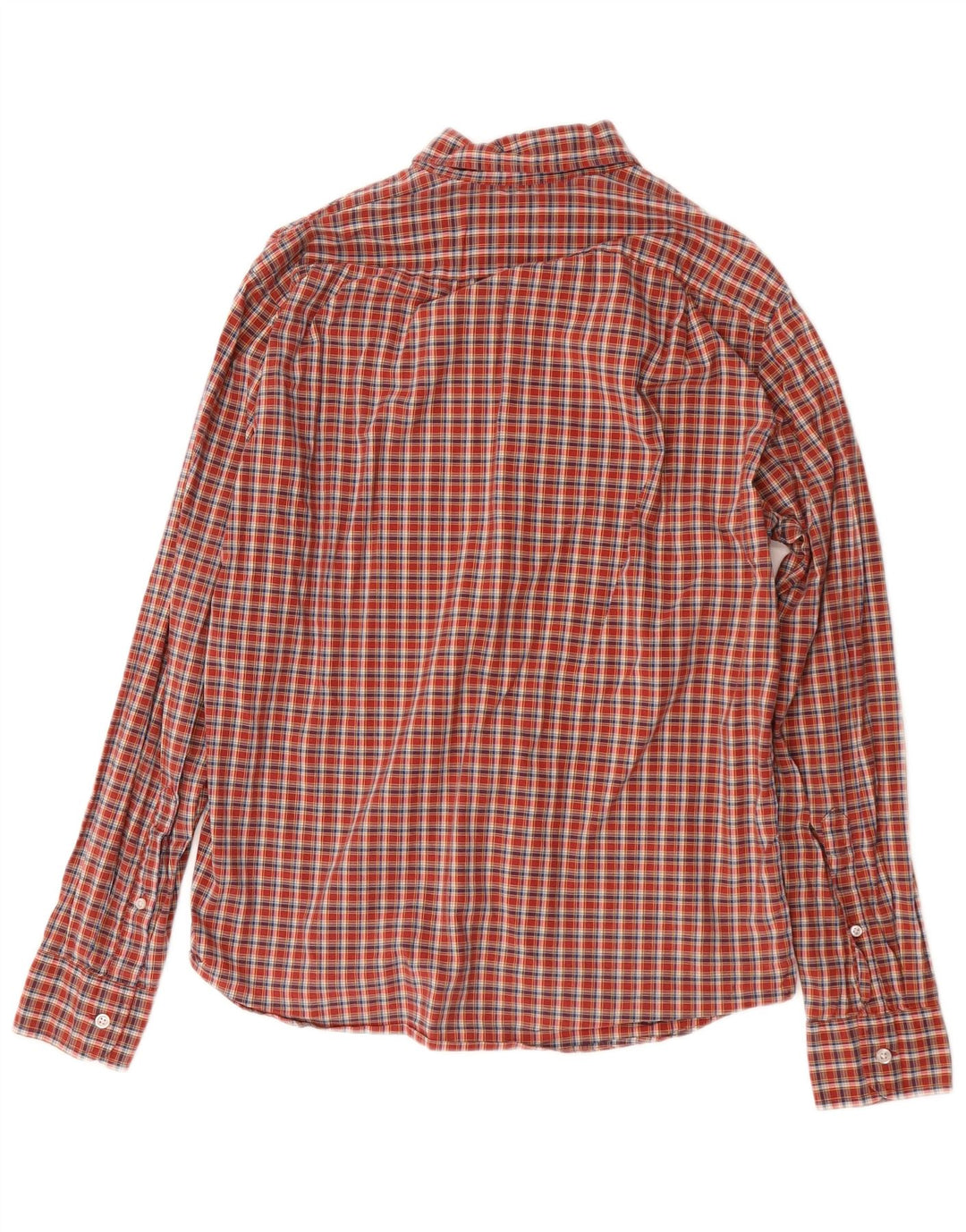 J. CREW Herre Slim Fit skjorte Medium rød ternet bomuld
